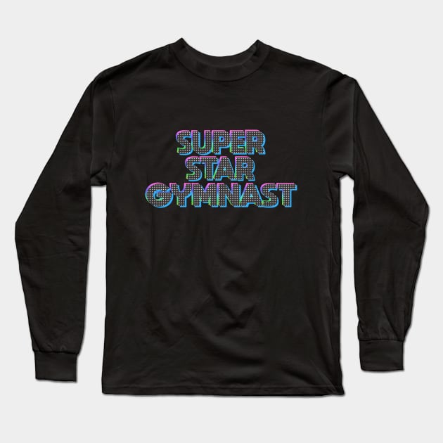 Gymnastics Long Sleeve T-Shirt by Dale Preston Design